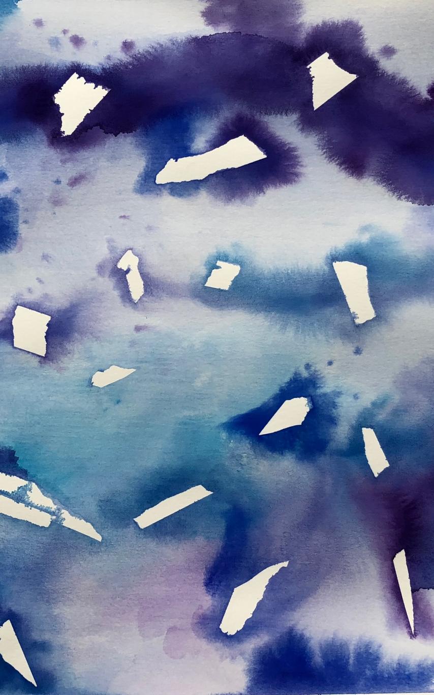 Alex Waite, My Sadness, watercolour